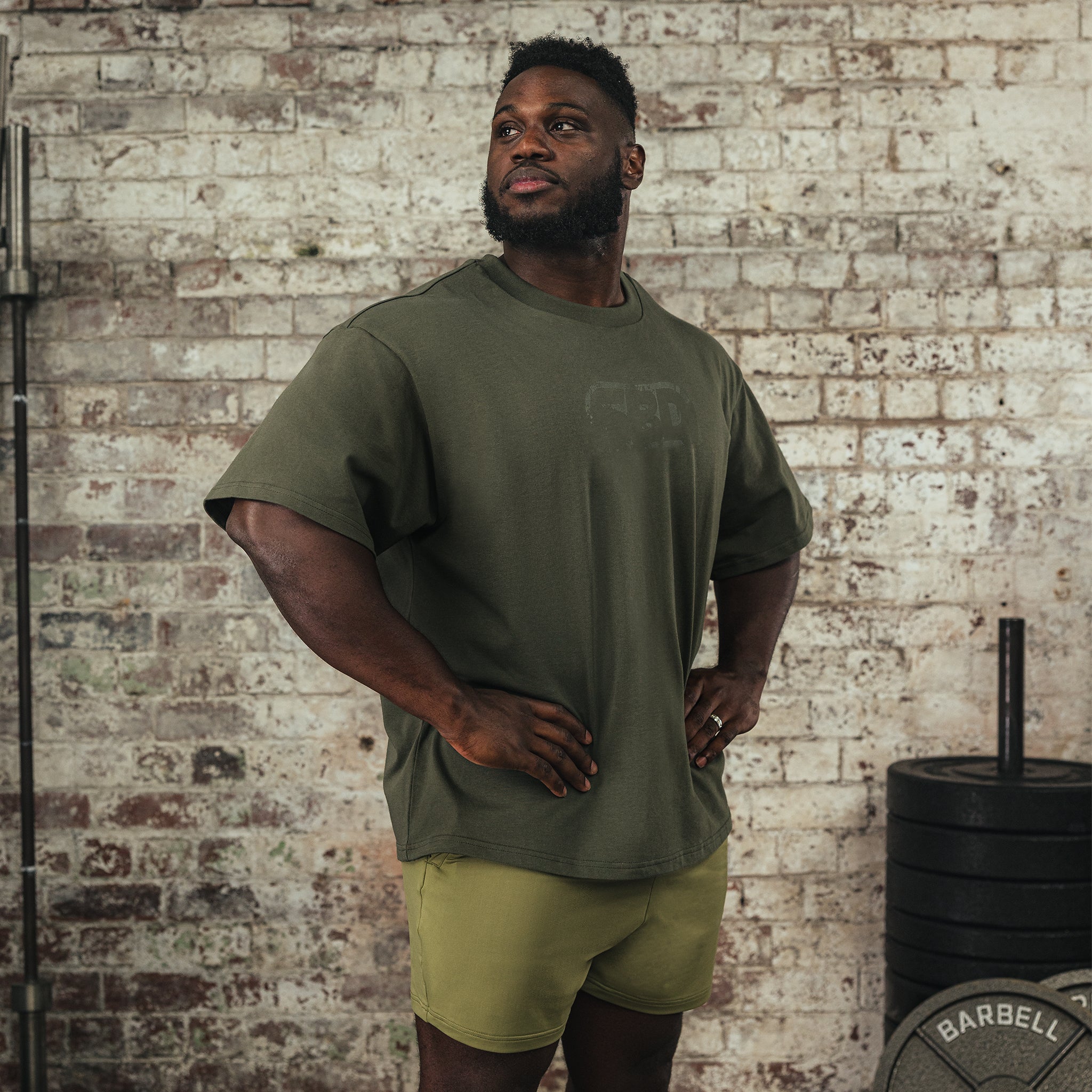 T-Shirt Oversize Resolve Kaki