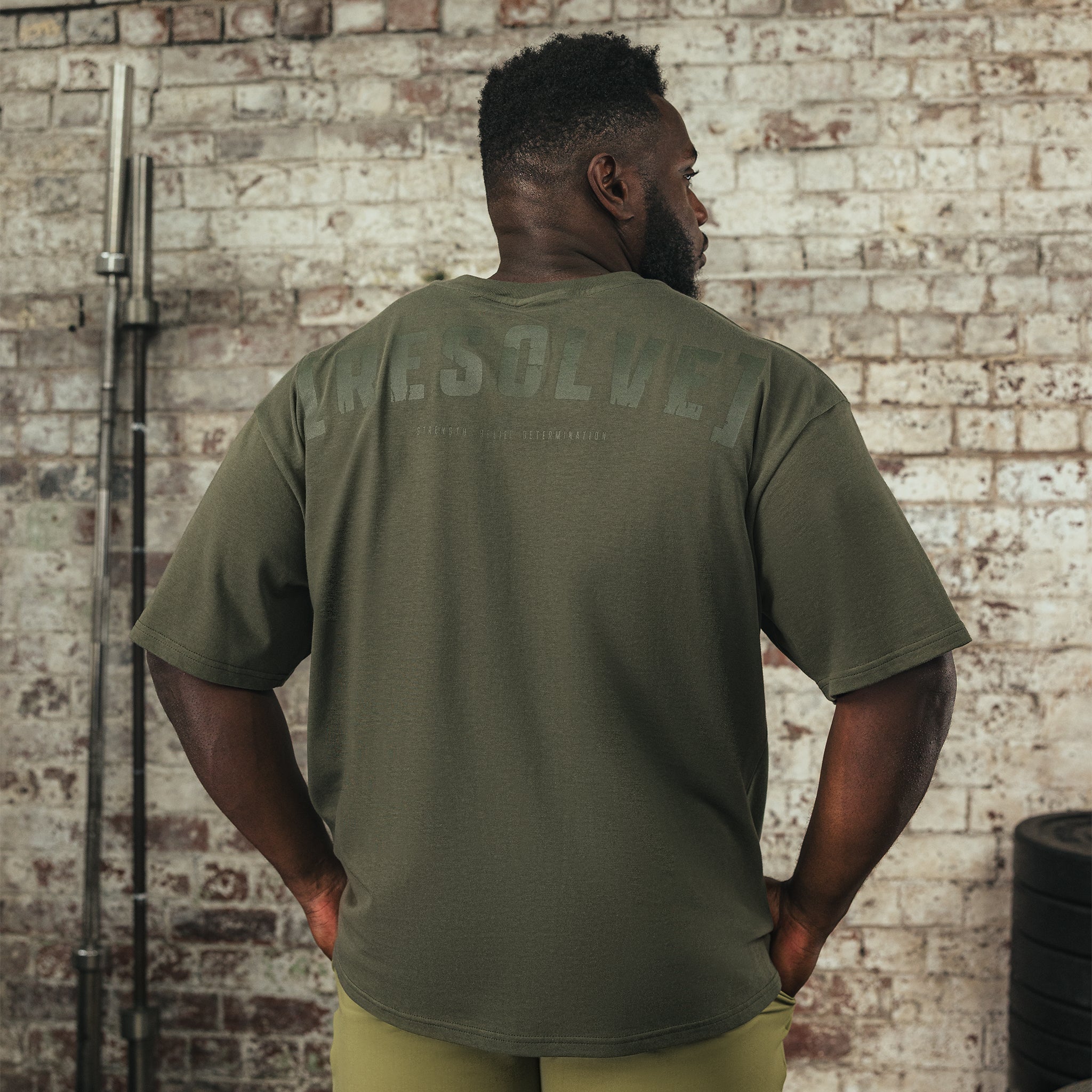 T-Shirt Oversize Resolve Kaki