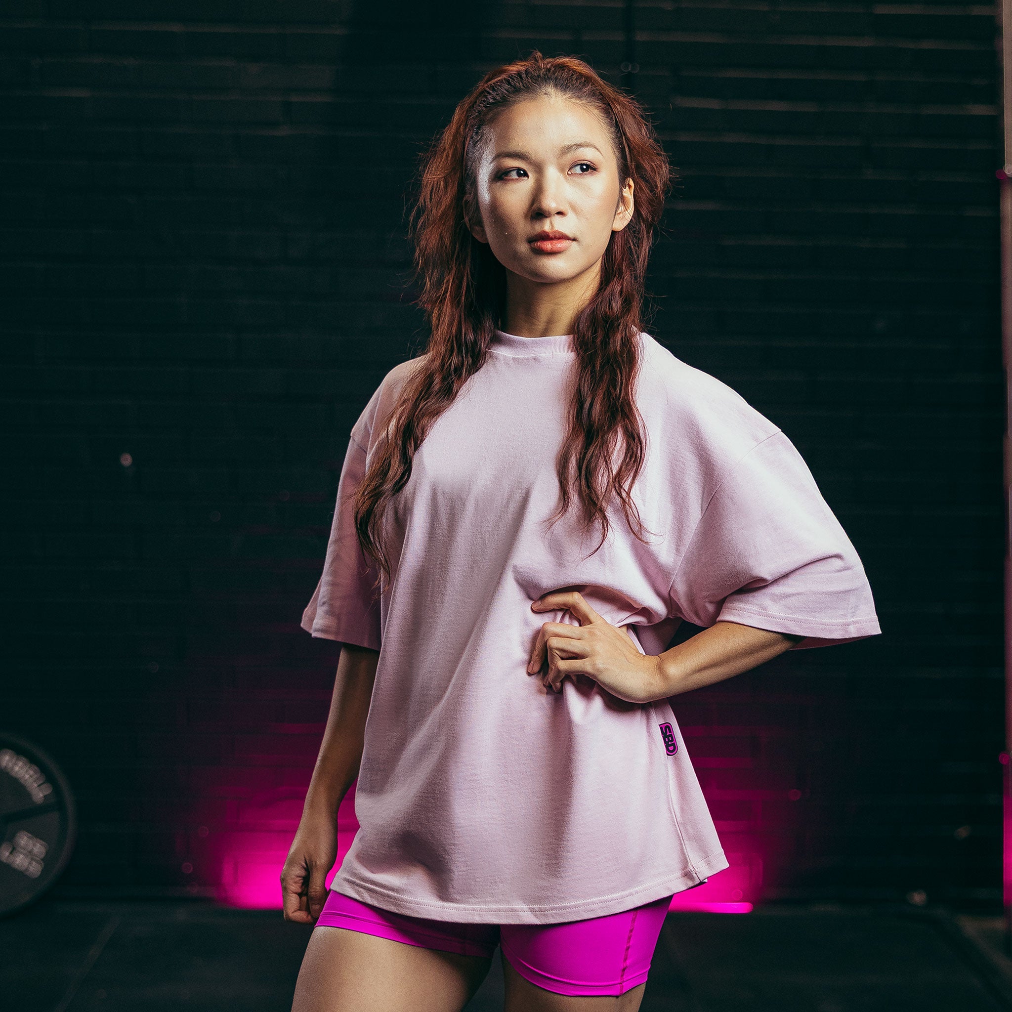 T-Shirt Oversize Nova Rose pastel