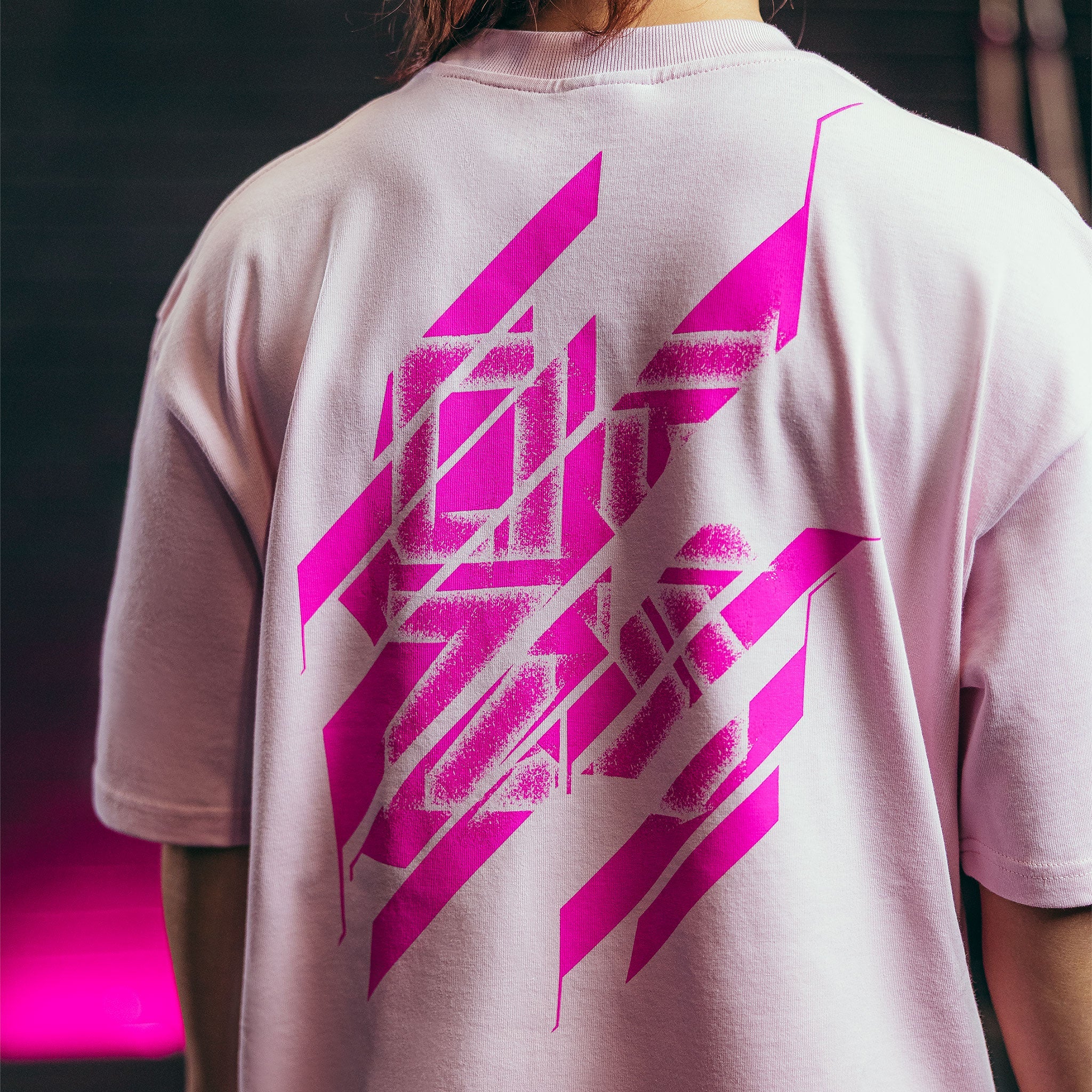 T-Shirt Oversize Nova Rose pastel