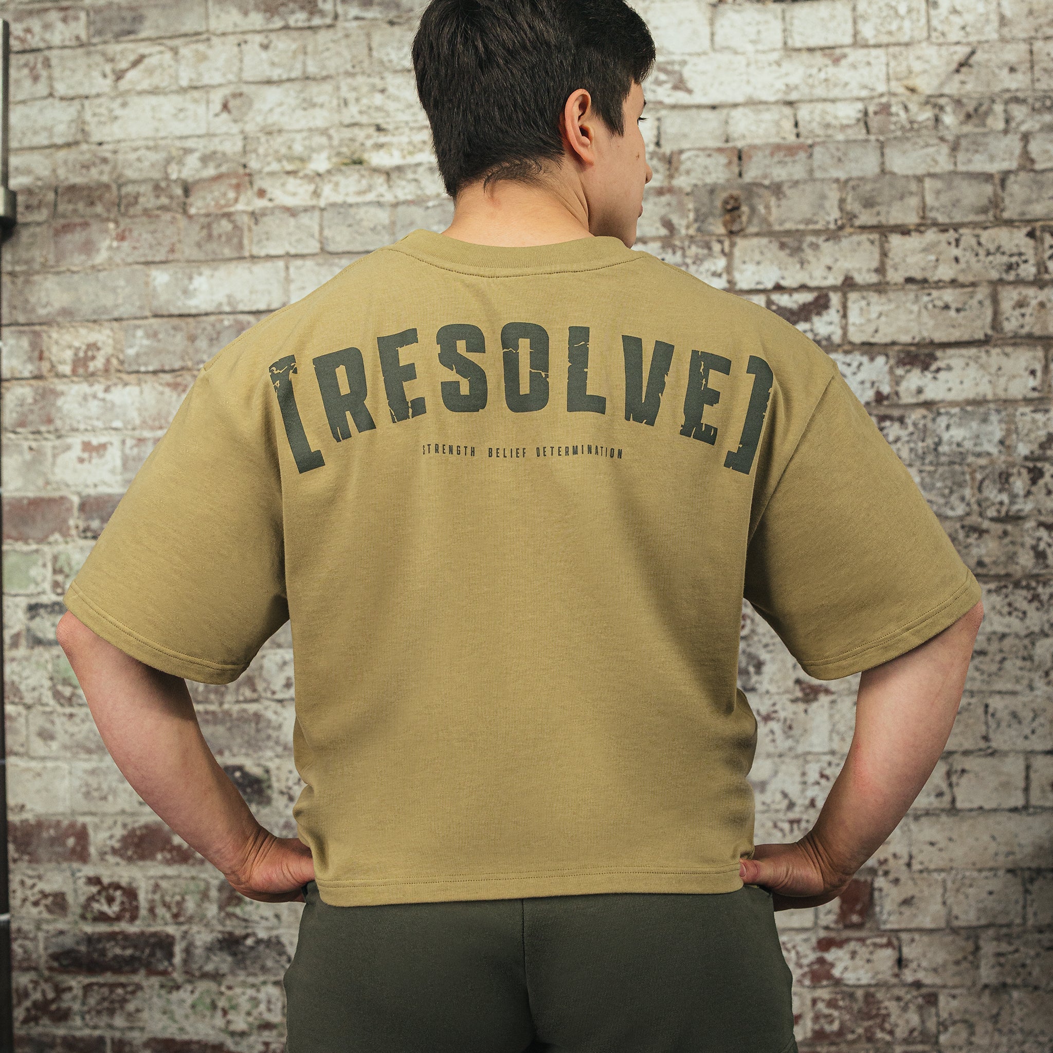 T-Shirt Oversize Resolve Sable