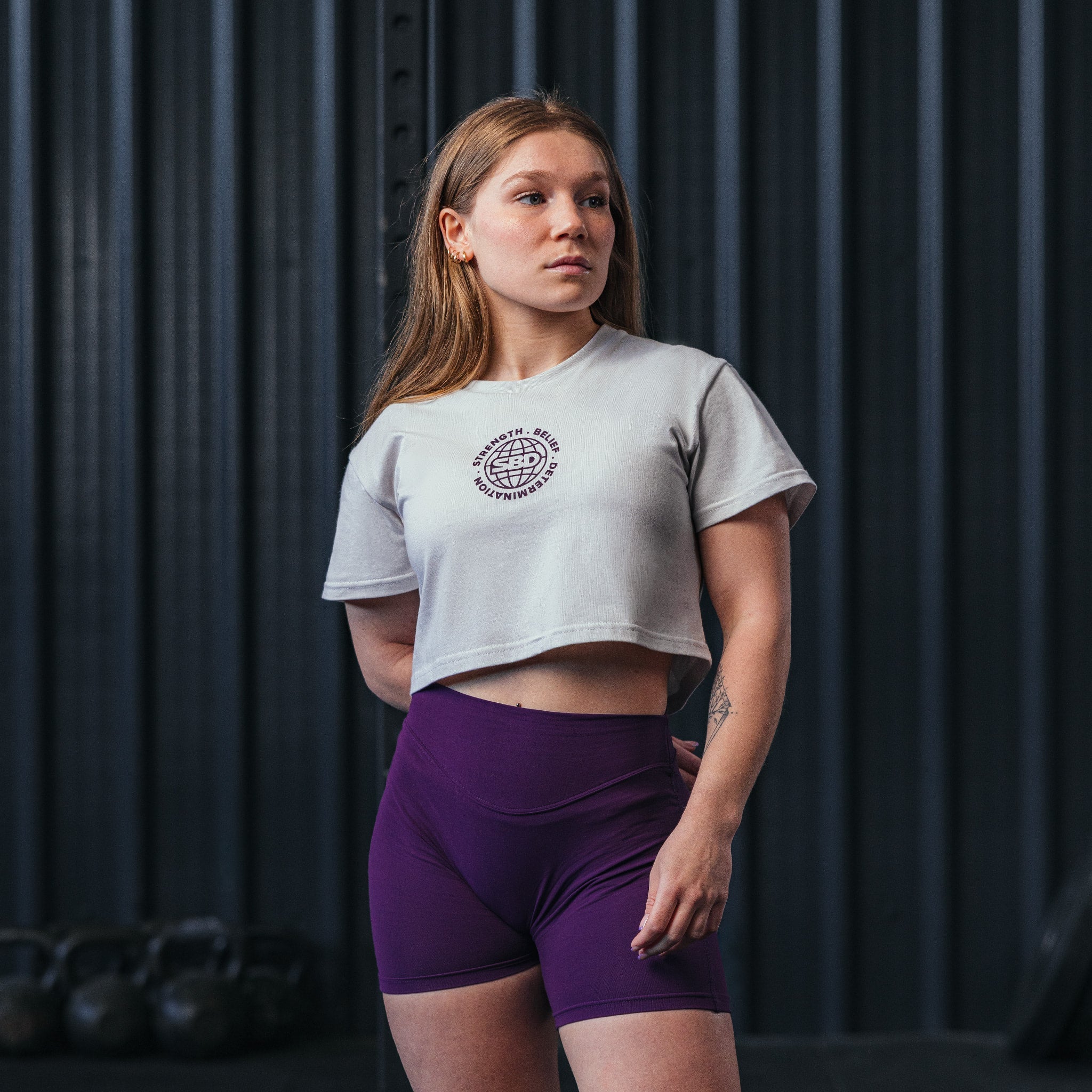 Crop Top Aspire Blanc cassé