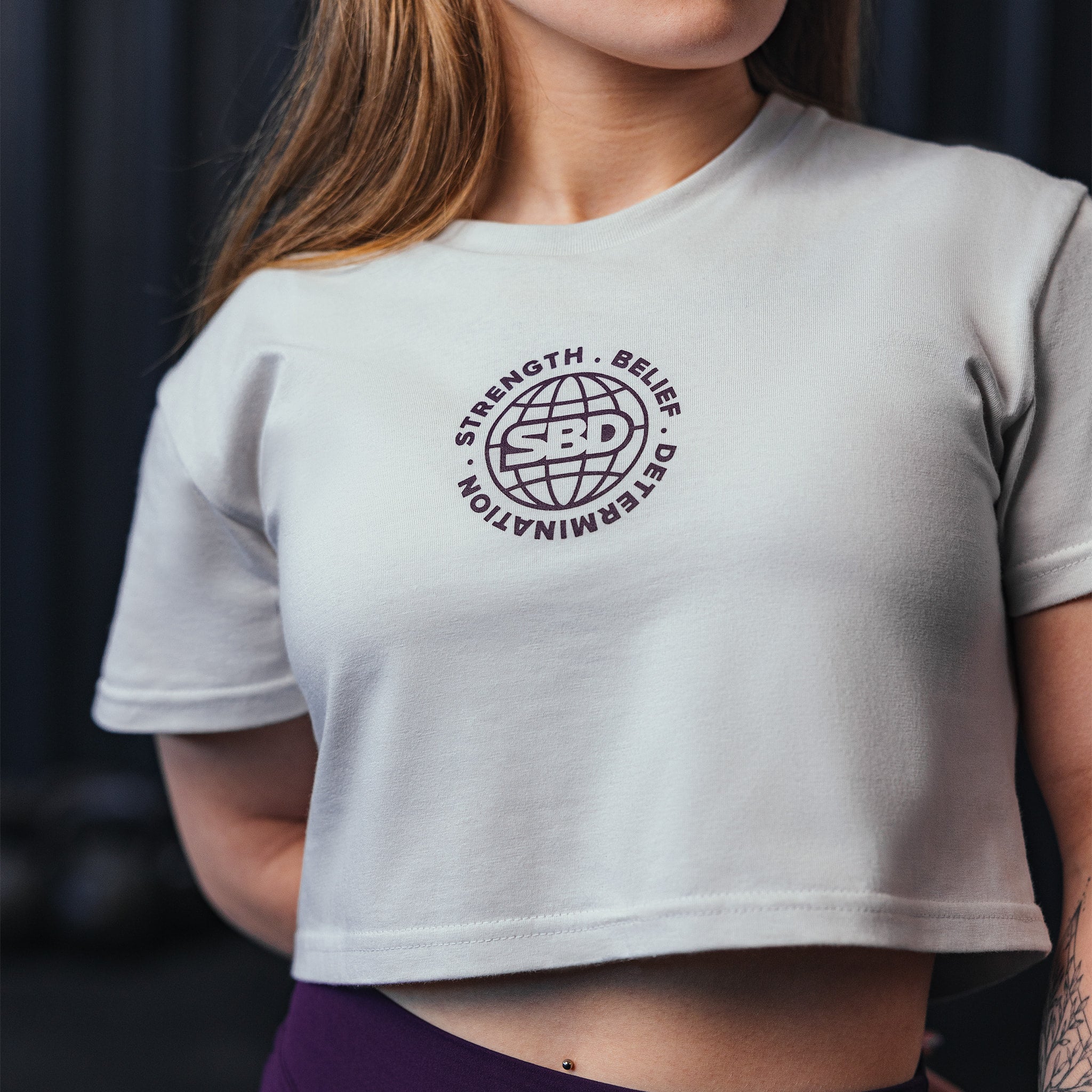 Crop Top Aspire Blanc cassé