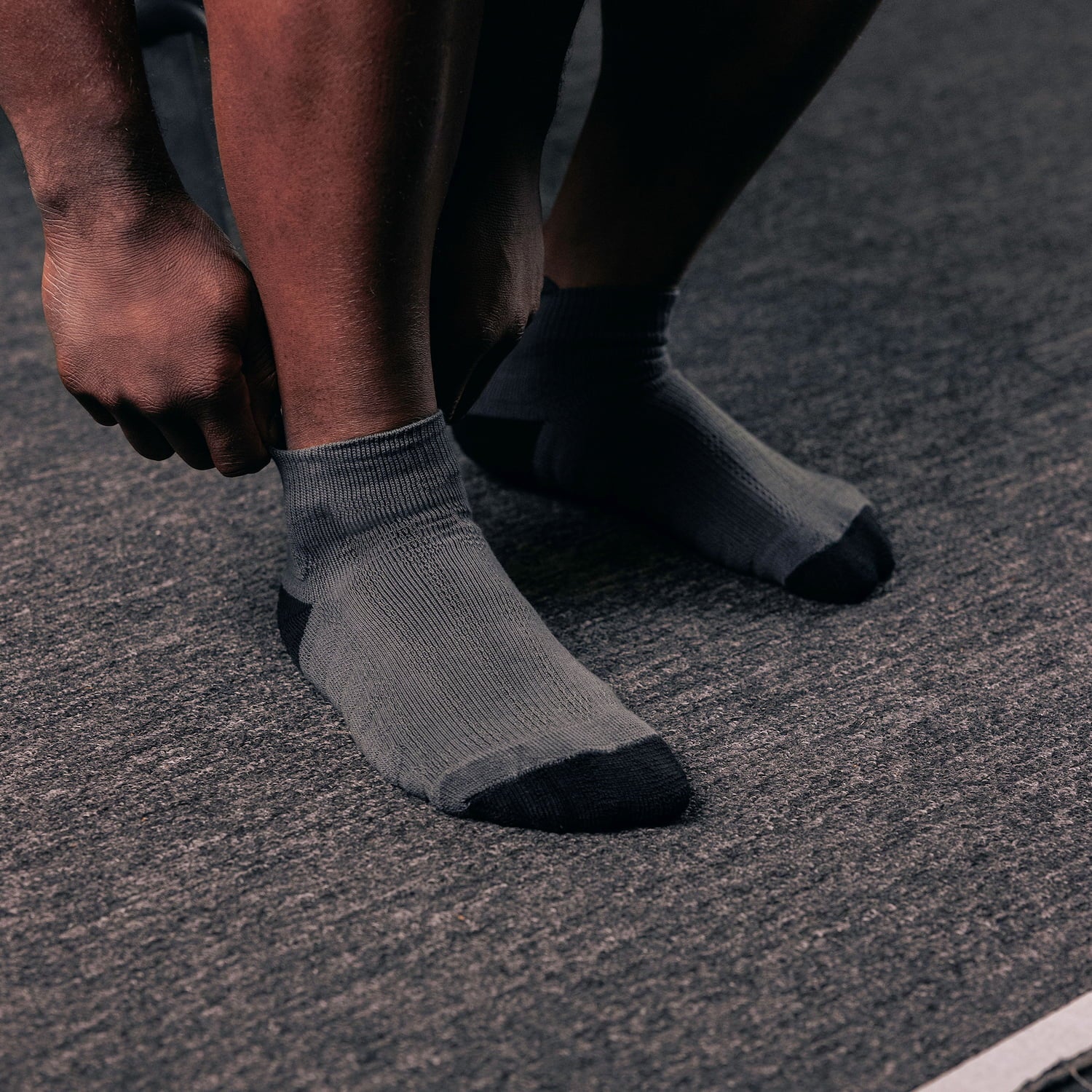 Chaussettes d'entraînement Forge Gris