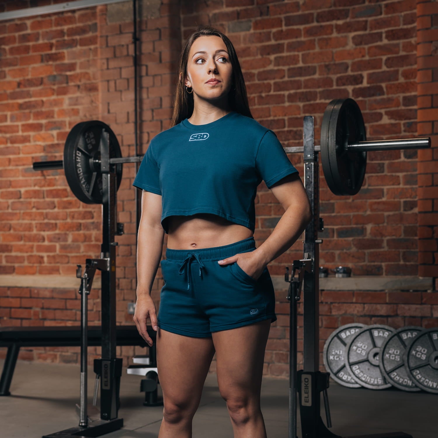 Crop Top Reflect Bleu Canard