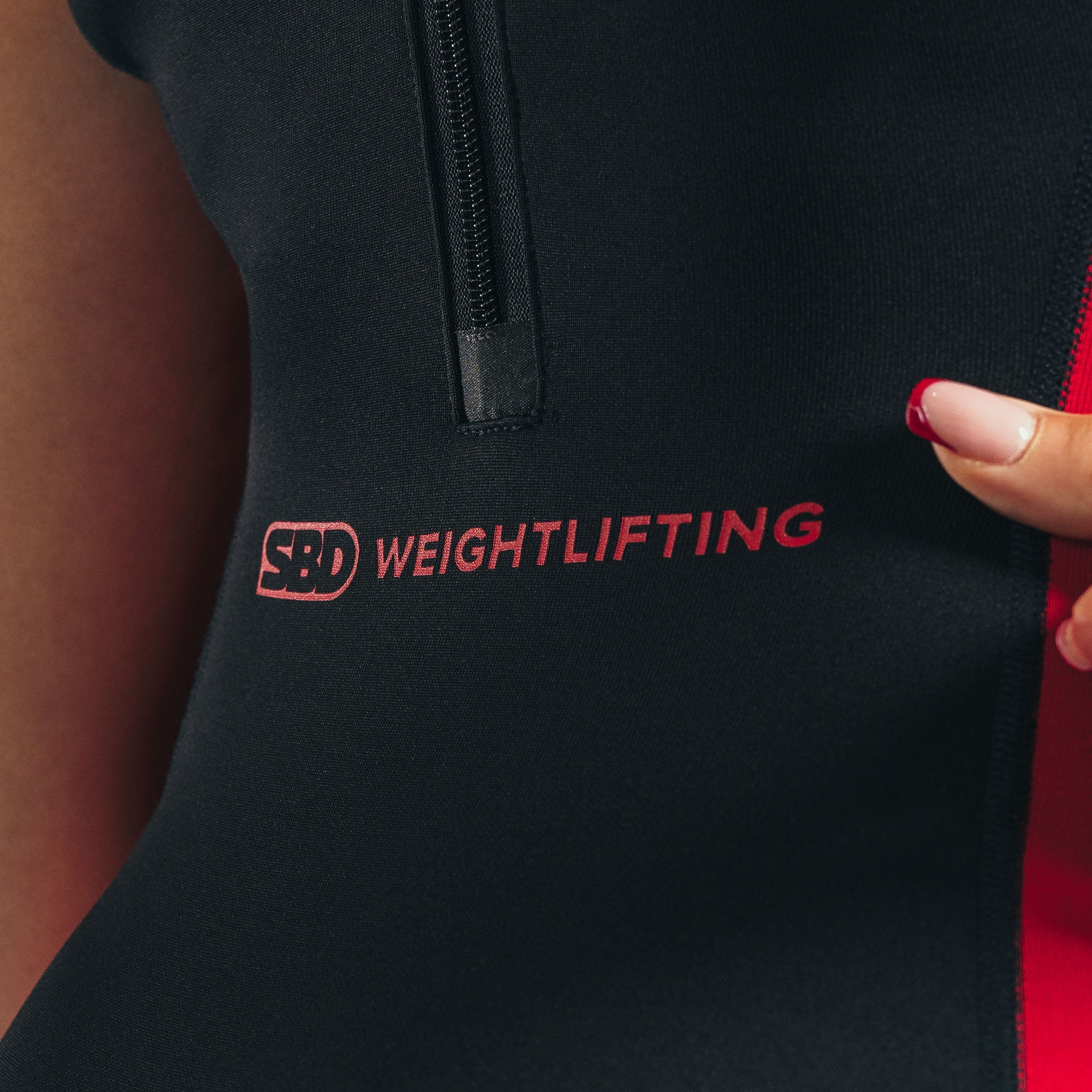 SBD Weightlifting Singlet Women Rücken Details