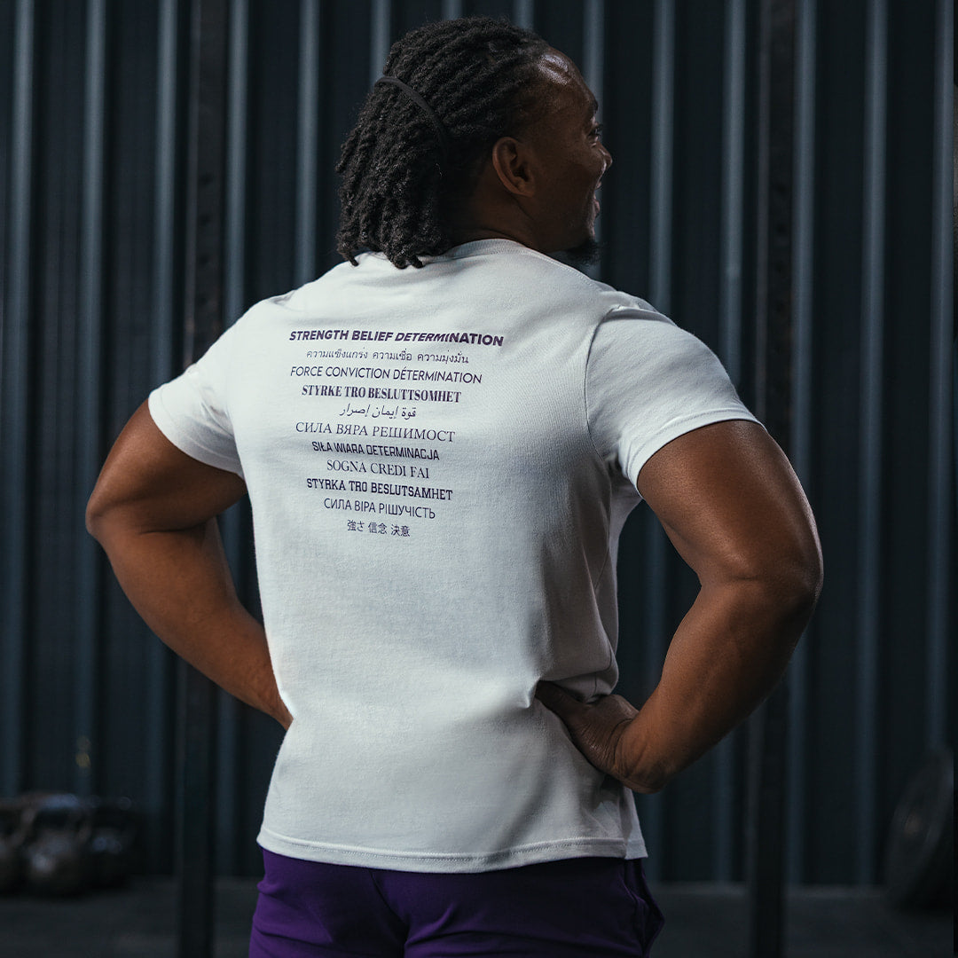 T-Shirt Aspire Blanc cassé