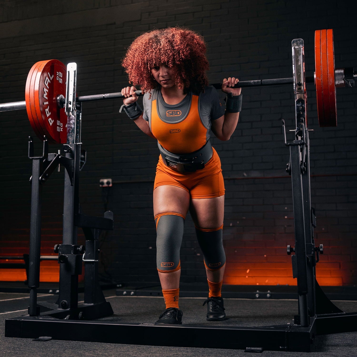 Genouillères Powerlifting Forge Gris