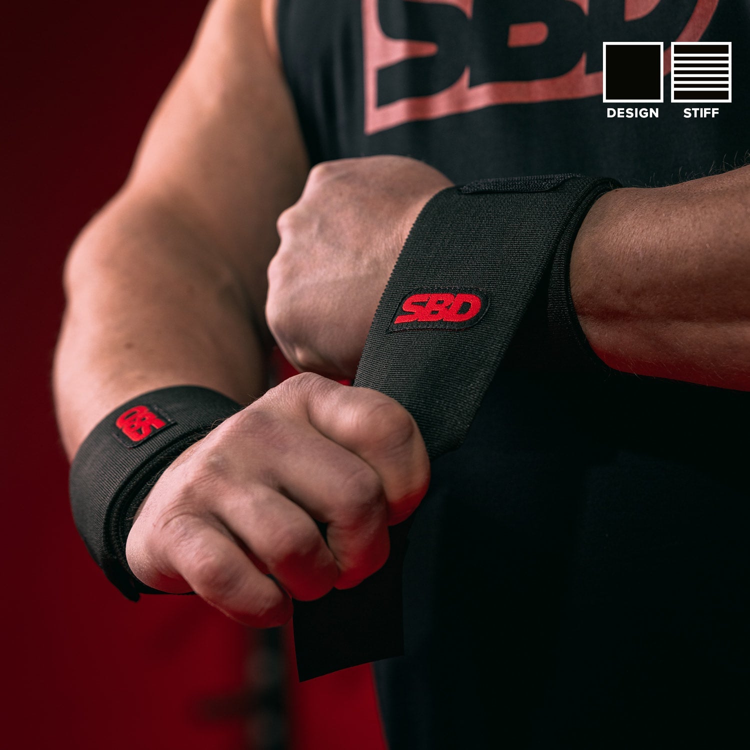 SBD Handgelenksbandagen Wrist Wraps Stiff IPF Approved