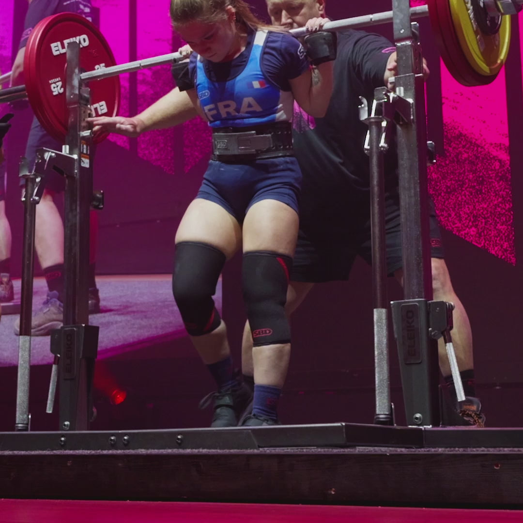 SBD Powerlifting Knee Sleeves in Action
